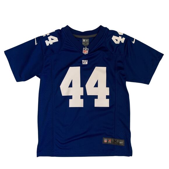 Nike Youth Kids Size M 10/12 New York Giants #44 Bradshaw Football NFL Jersey - Picture 1 of 16